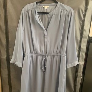 Light blue 3/4 sleeve dress